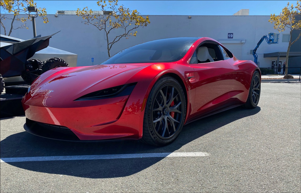 特斯拉roadster 2图赏:2021年交付,曾是创始人首辆梦想汽车