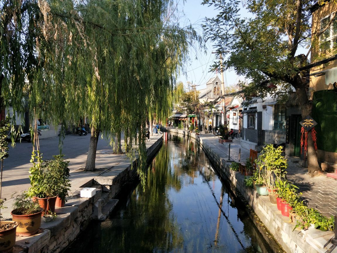 山东省 济南市 曲水亭街及夜景