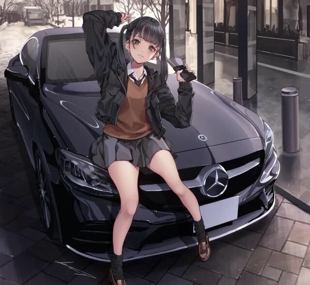 艺术家系列no.1580-kho_minage 日本插画师 香车配美女 上篇