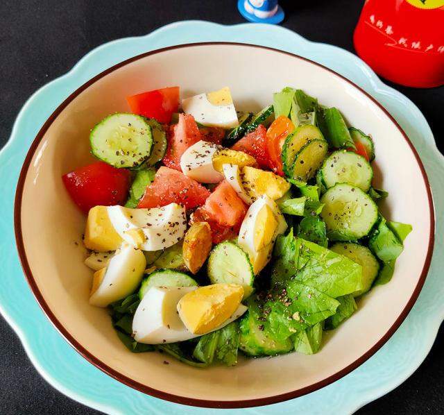 时蔬沙拉,清爽可口,低脂又减肥