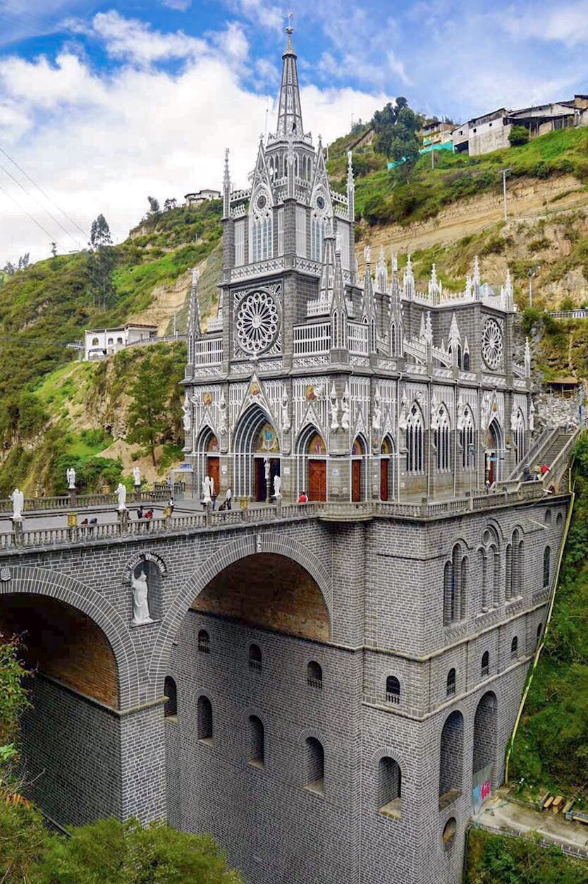 南美 哥伦比亚 帕斯托 拉斯拉哈斯教堂 世界十大教堂之一