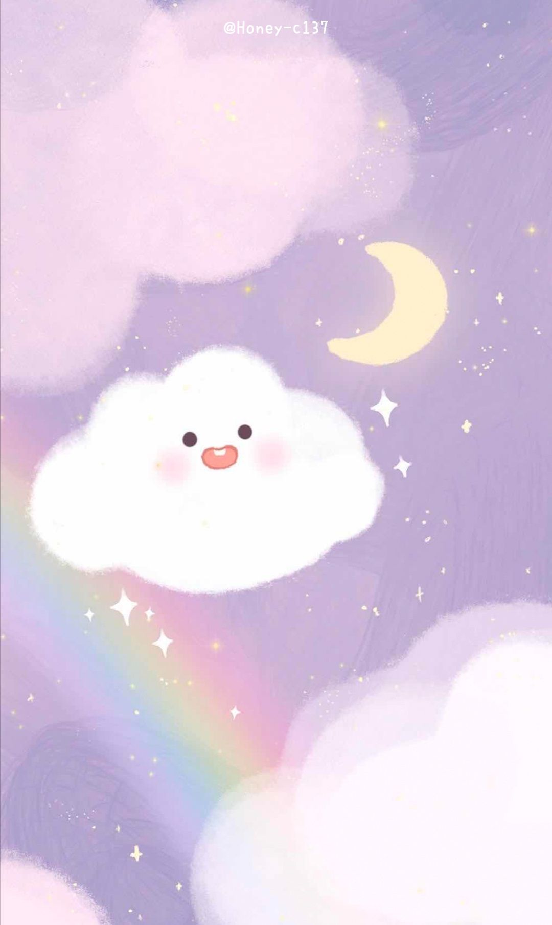 超可爱梦幻云朵天空手机壁纸