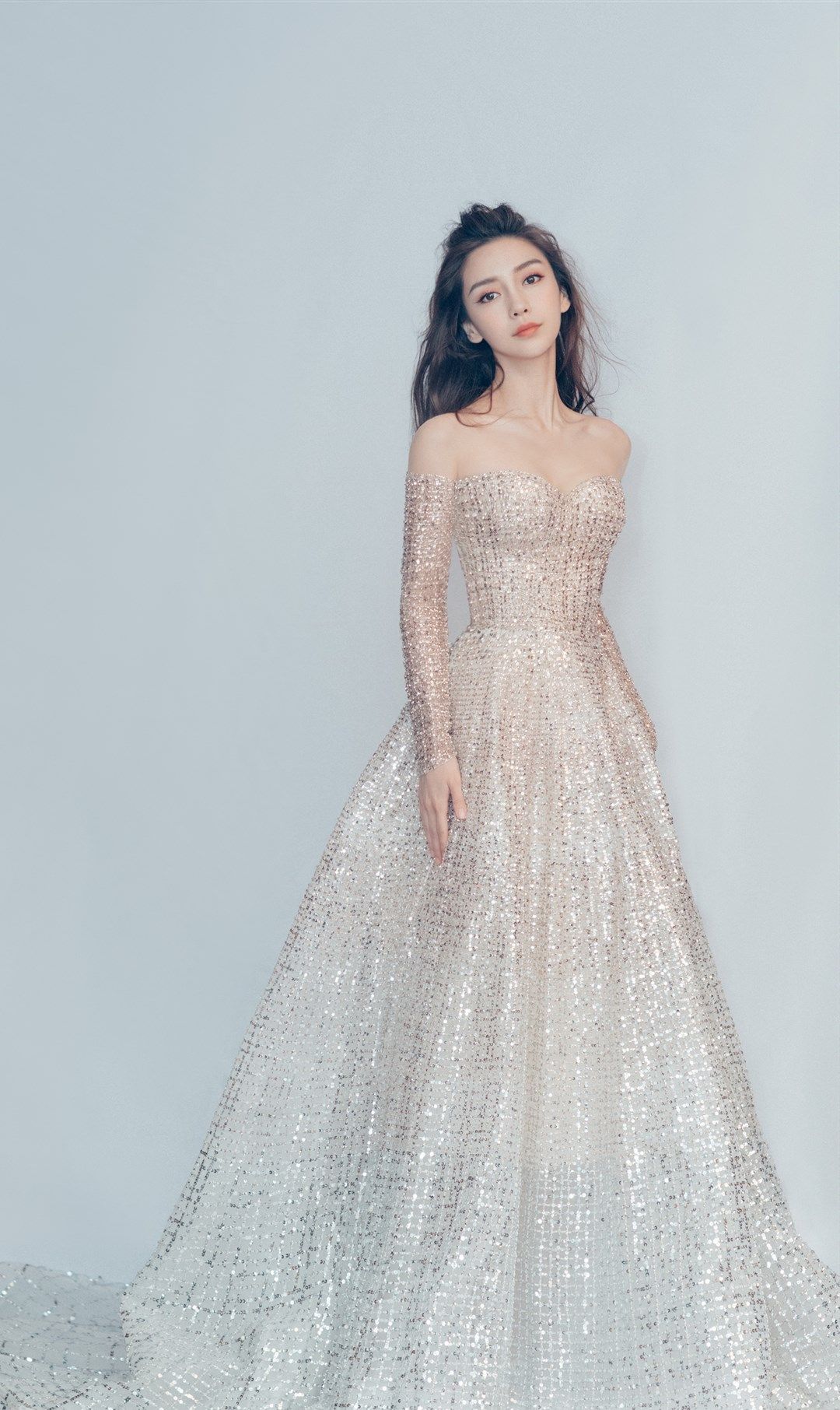 angelababy礼服写真,绝美容颜,倾国倾城