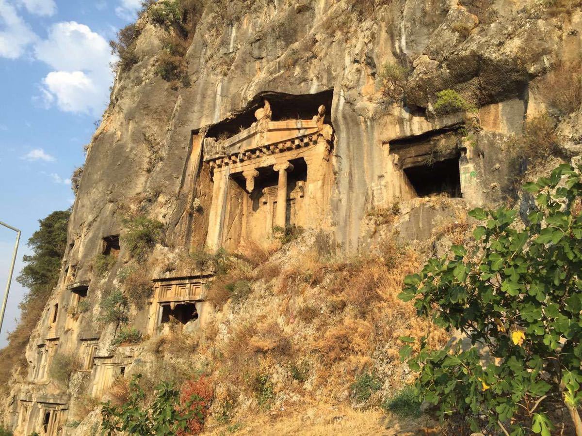 土耳其 费特希耶 利西亚石棺