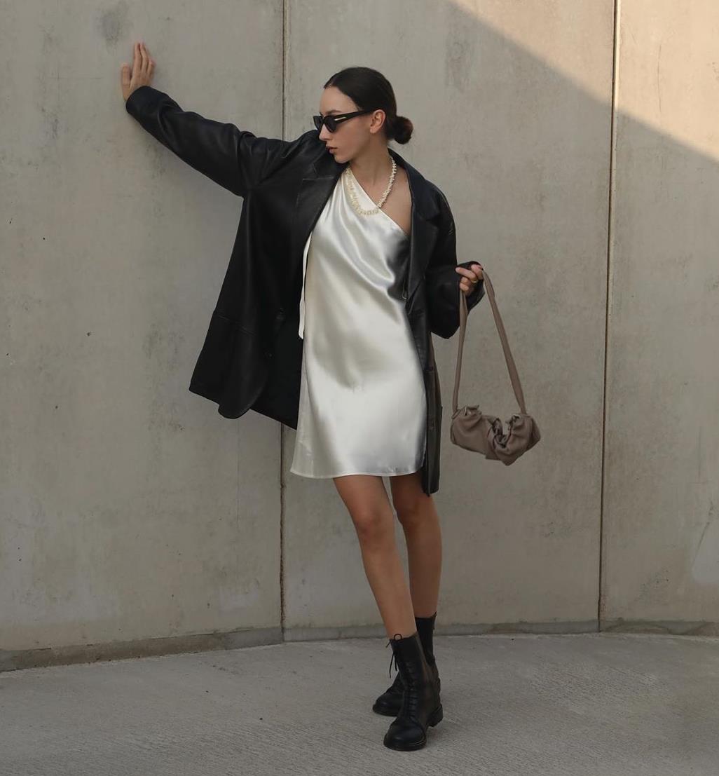 beatrice gutu的质感穿搭,通勤必备,黑白灰棕低调又高级