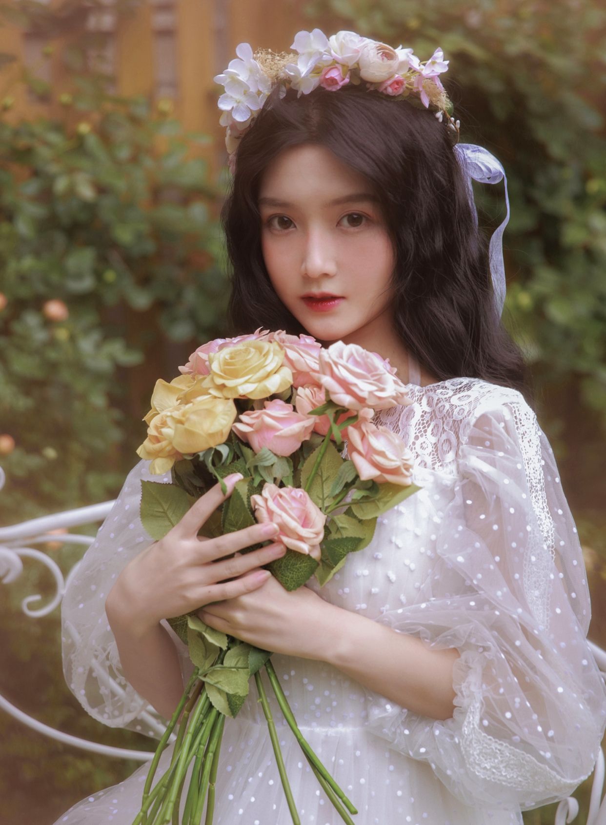 美如仙子的女孩,如诗如梦的唯美写真