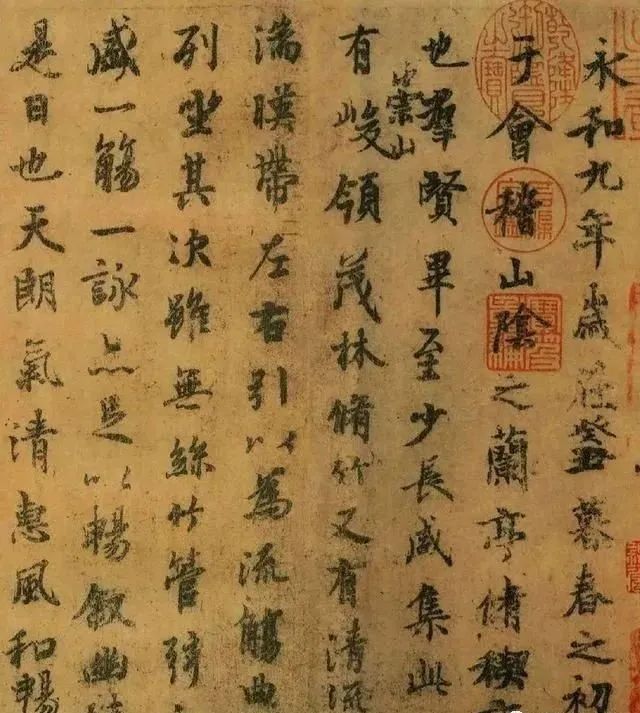 冯承素遇到对手了？书法历史上九大书法大家临《兰亭序》叫板万寿休闲区蓝鸢梦想 - Www.slyday.coM