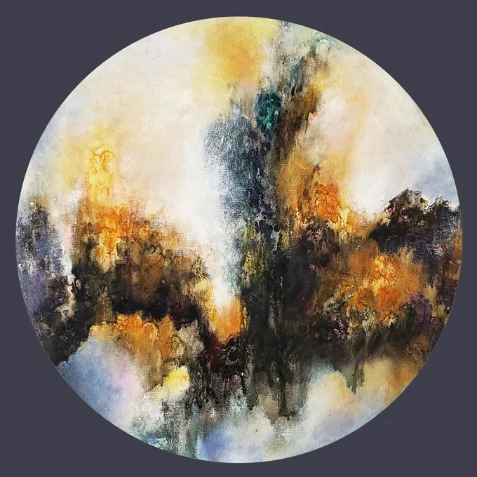 意象造型艺术家罗若娜的绘画作品