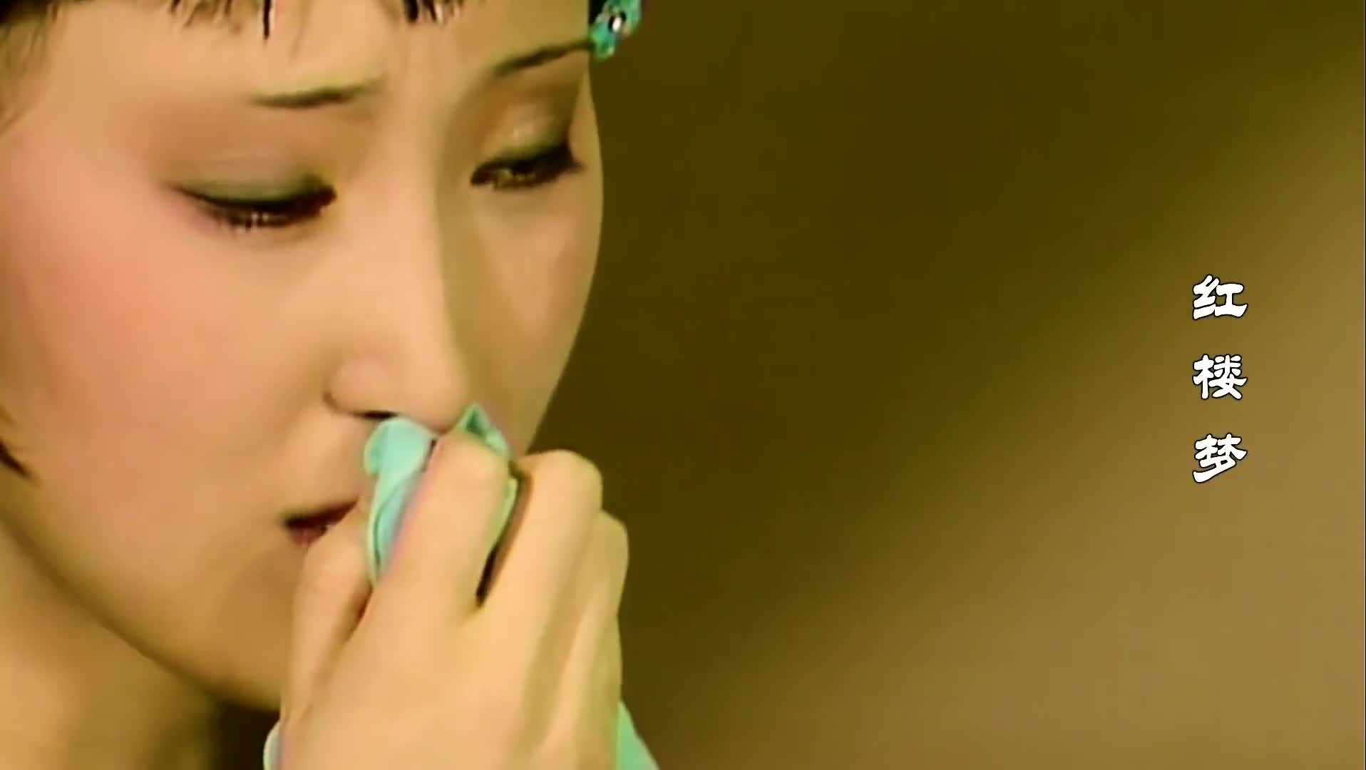 红楼梦黛玉心疼宝玉被打泪流满面两个眼睛都哭肿了