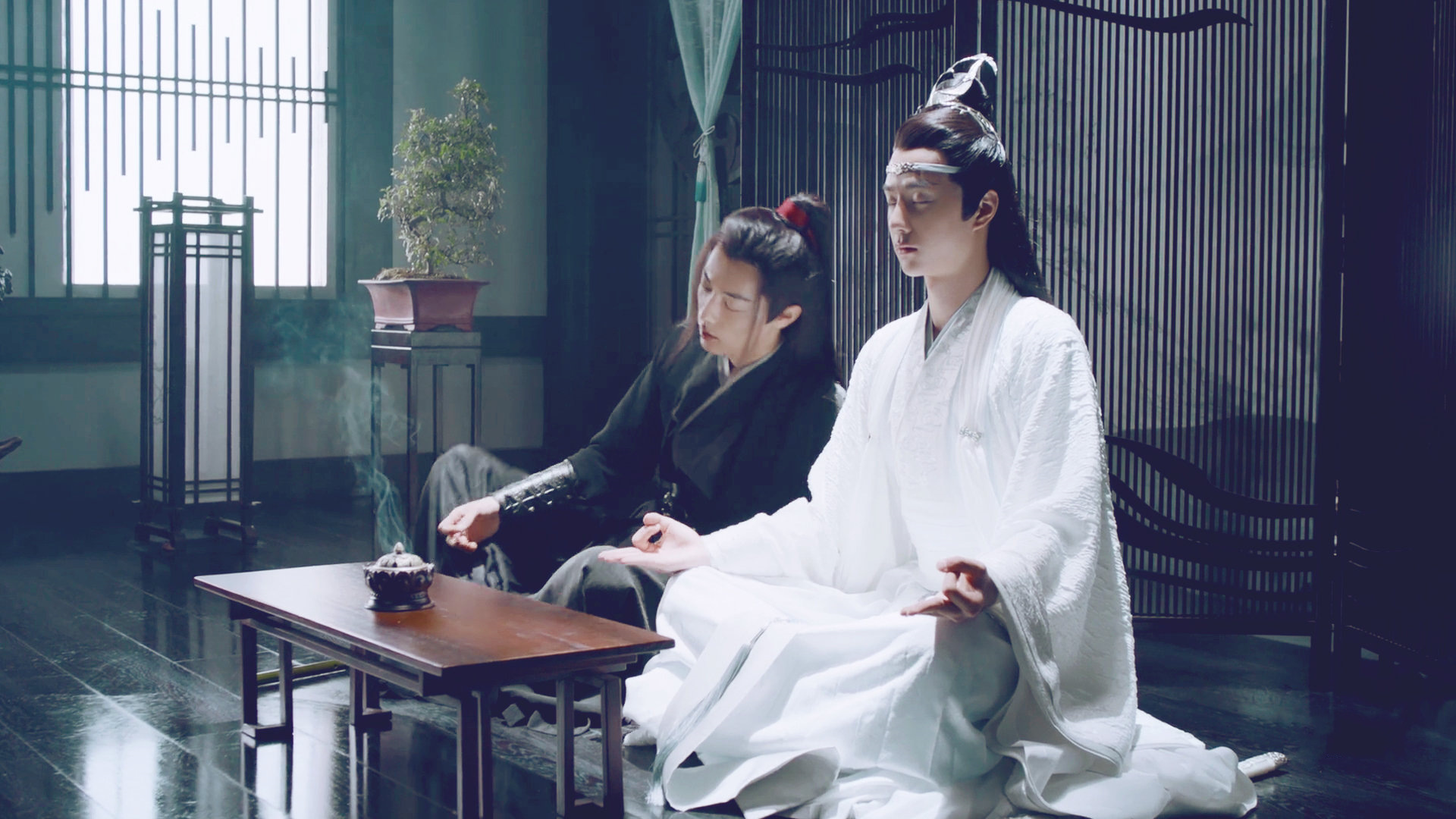 《陈情令》忘羡之携手篇4:金光瑶登门拜访,忘羡山门口抱兔子