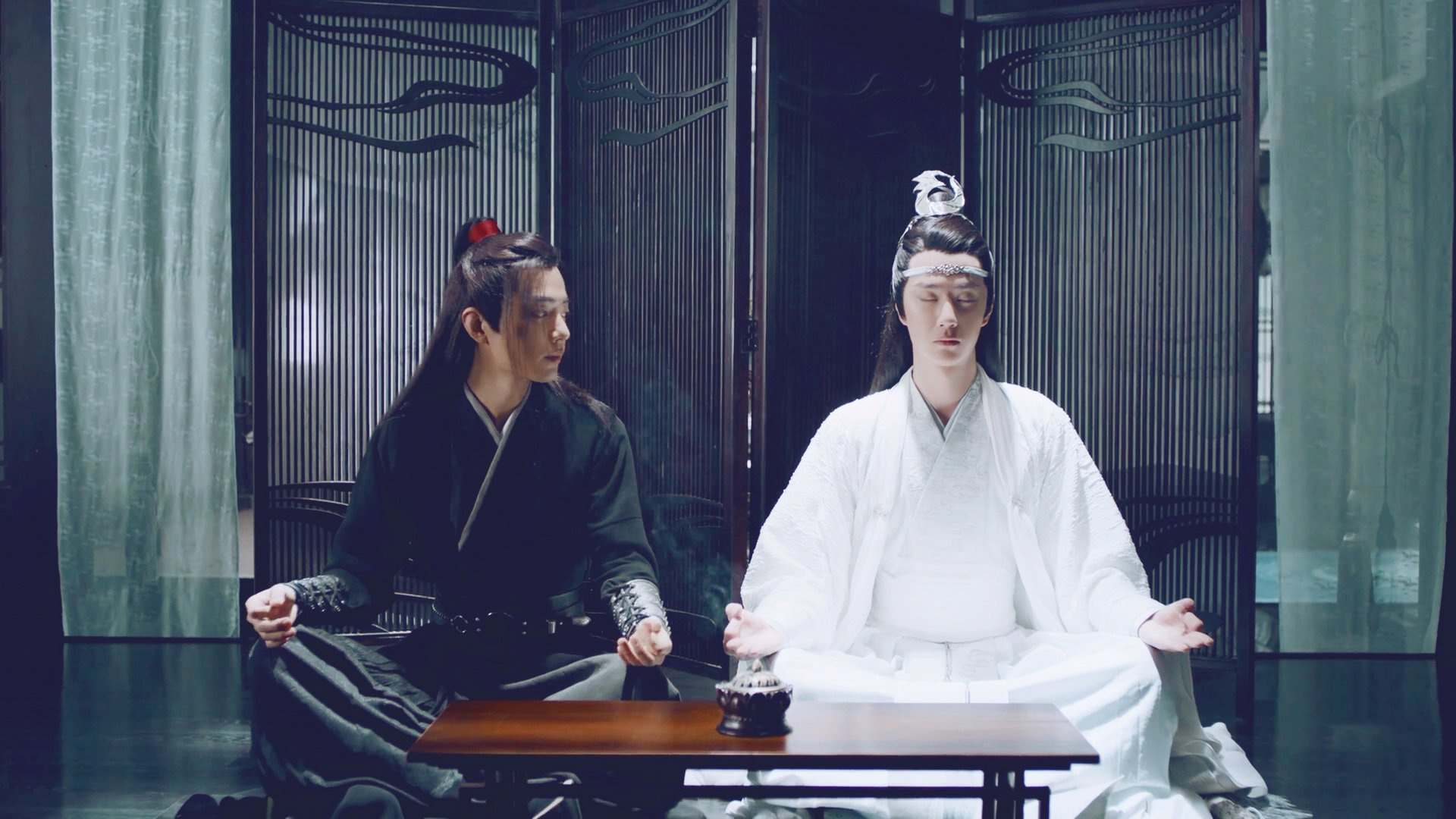 《陈情令》忘羡之携手篇4:金光瑶登门拜访,忘羡山门口抱兔子