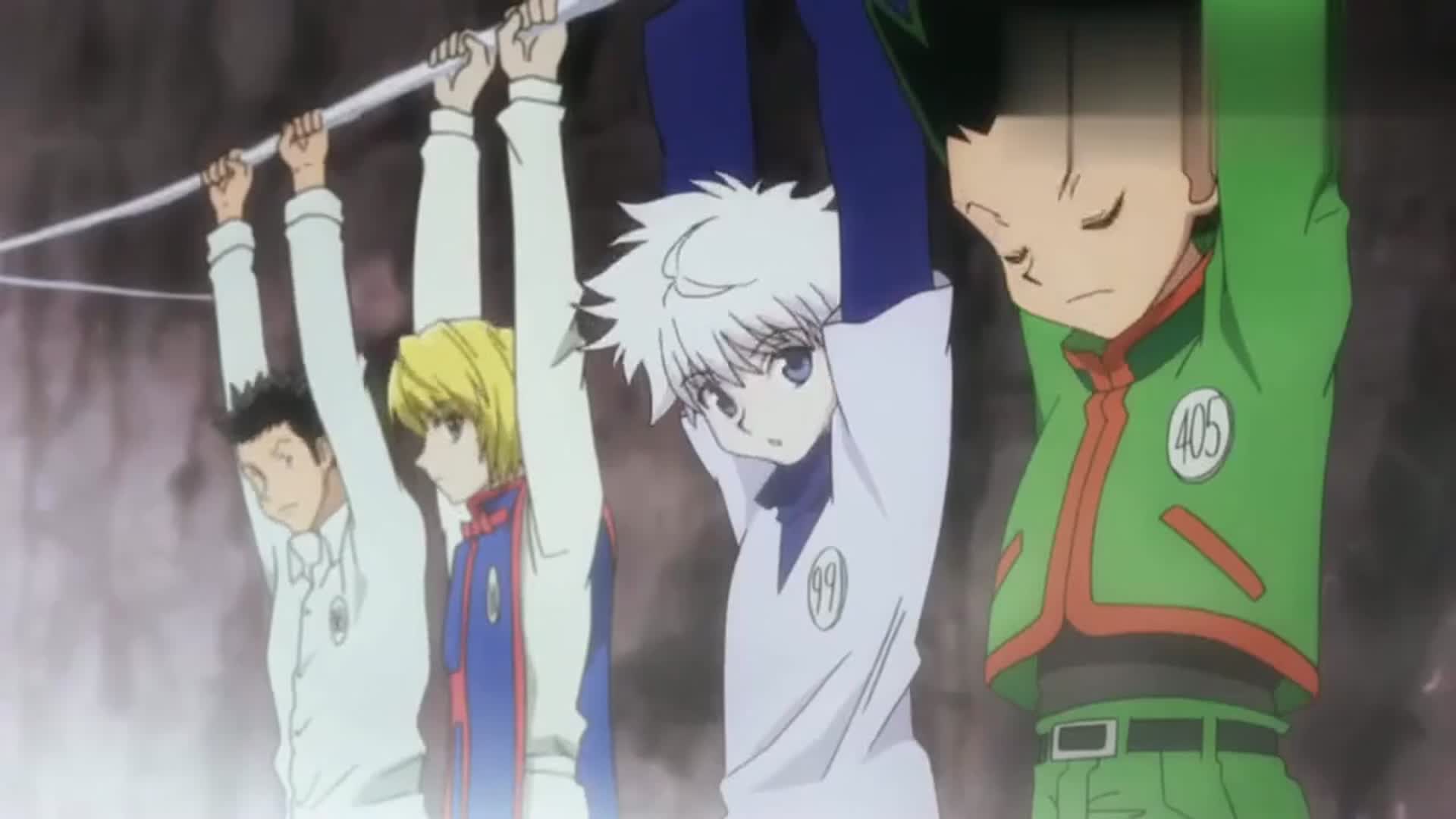 全职猎人跳跃吐丝考验众人感叹难度之高门淇轻松演示