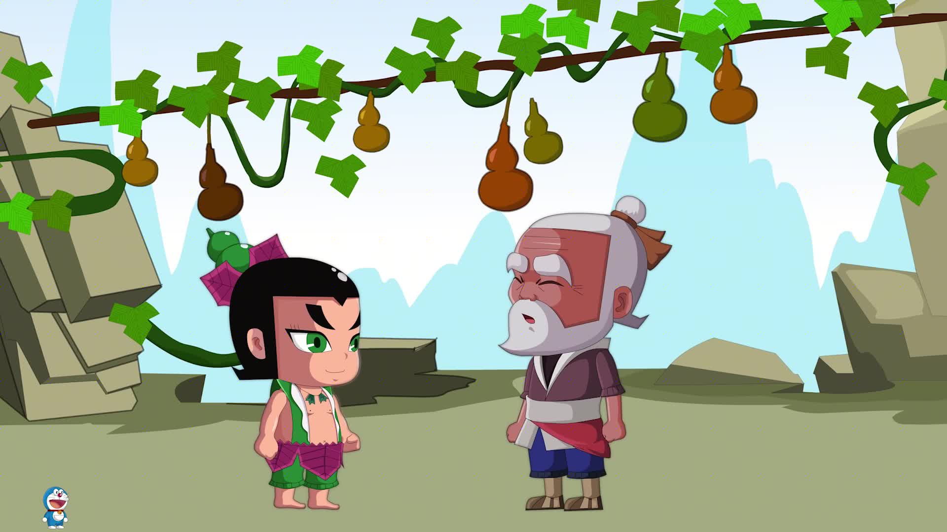 葫芦娃走丢失忆成乞丐连爷爷都不记得了