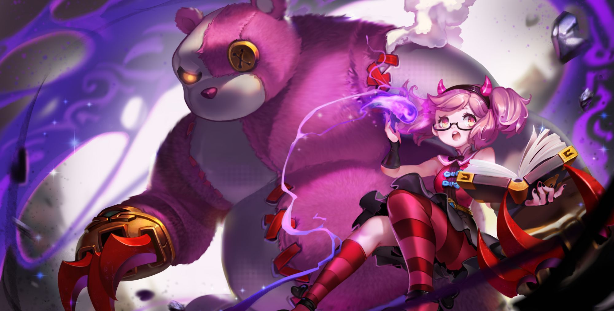 9/ 9王者荣耀:亚瑟与安琪拉高清原画壁纸图片,cp组来啦!