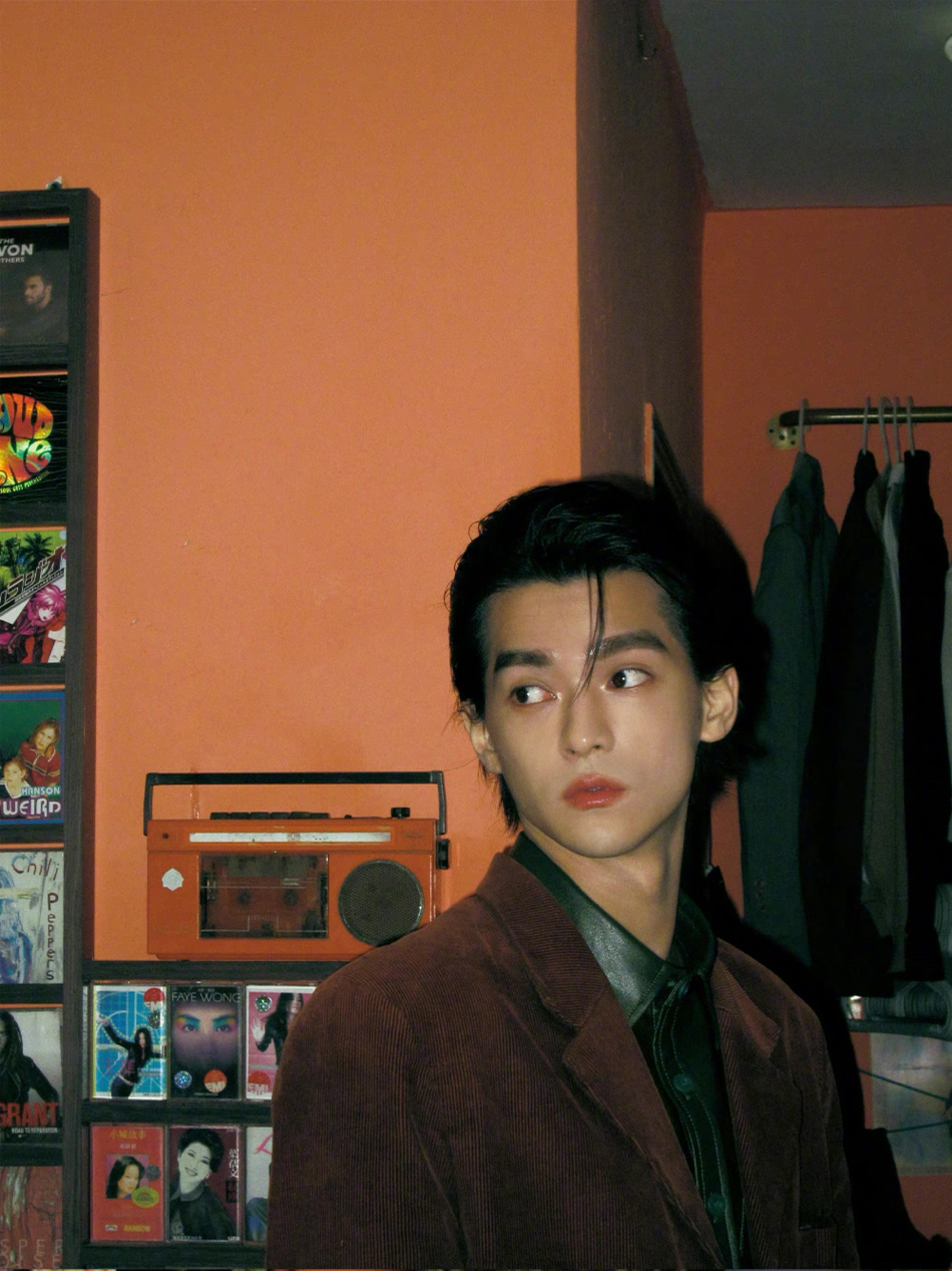 张家硕港风复古大片完美颜值气质优越电影大片氛围感