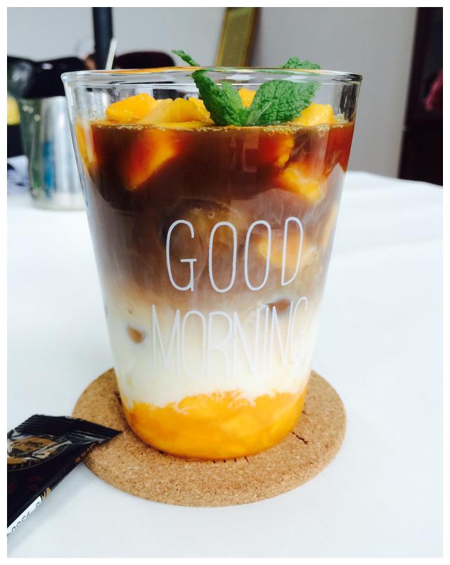 三种芒果咖啡的做法,清甜醇厚颜值高