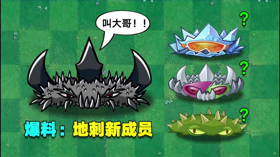 pvz爆料迎来地刺新成员暗黑地刺王