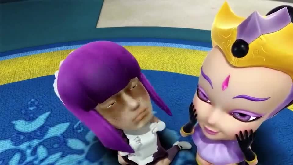 猪猪侠:白雪公主照了魔镜变成了又丑又黑的老太婆