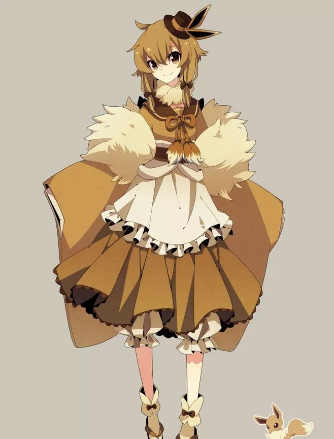 伊布形态全娘化,冰精灵大姐风范,仙子精灵感觉好熟悉