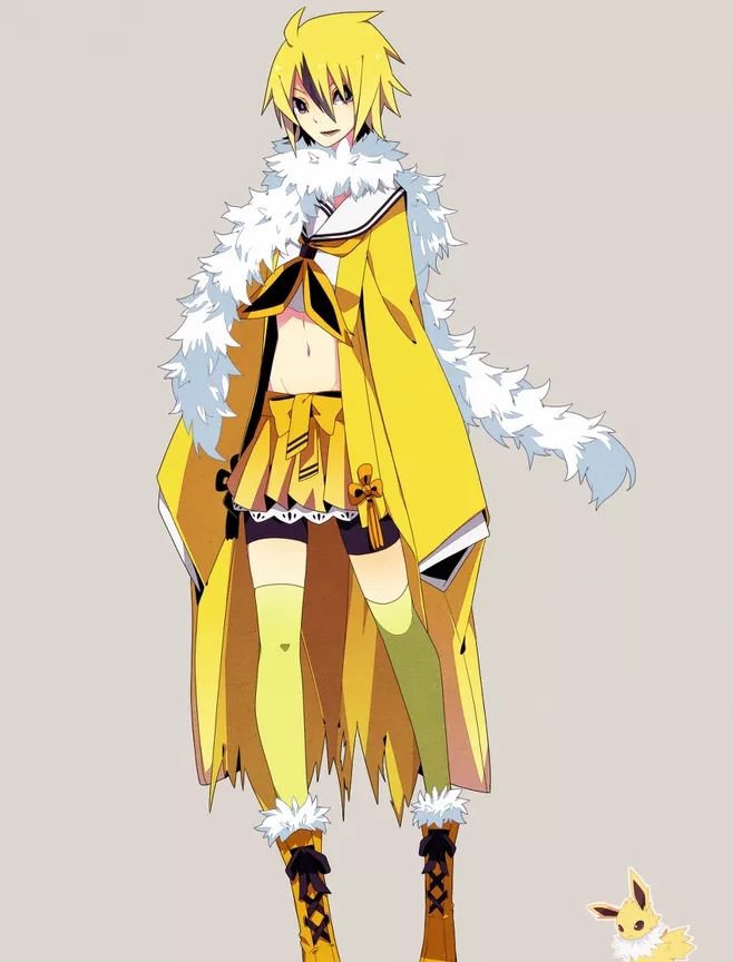 1 / 8 伊布,伊布的多元进化数量可以说是独此一份,伊布拟人化的服装真