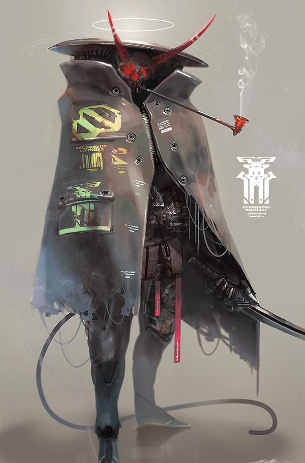 p站画师血肉苦弱机械飞升日本画师えすてぃお的插画作品