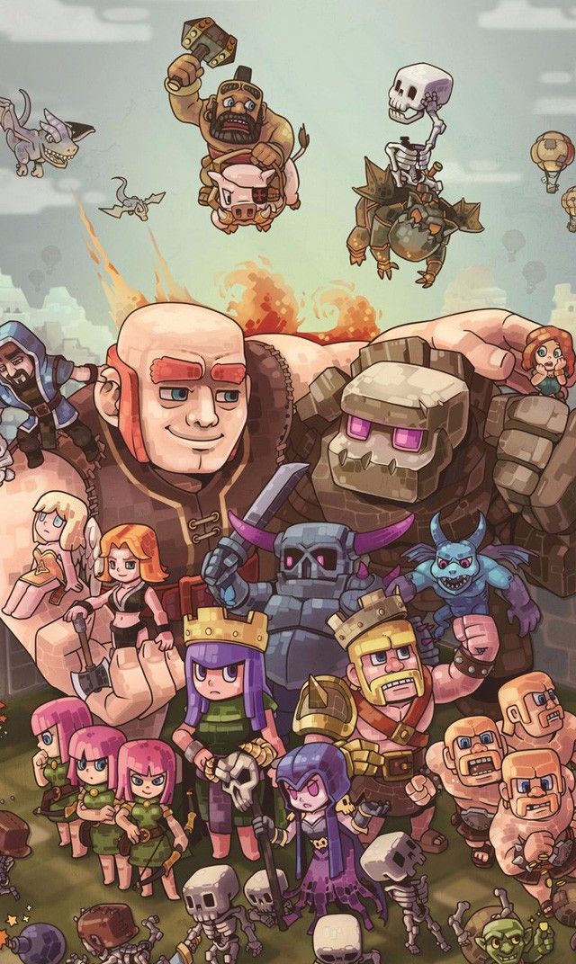 部落冲突高清长图壁纸,喜欢的请收下_高清图集_新浪网