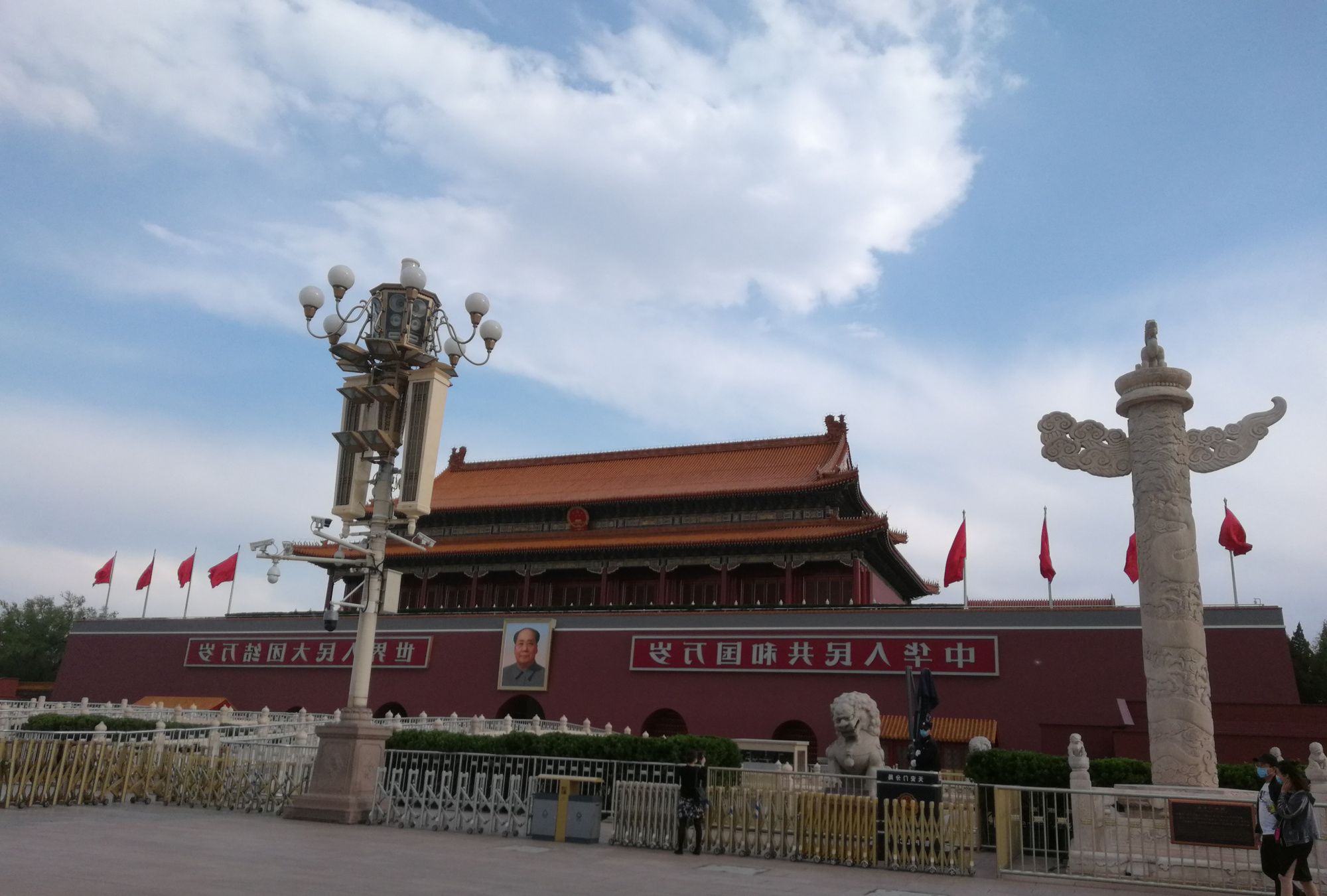 五一来临,4月27日参观天安门广场,幸福感和安全感爆棚