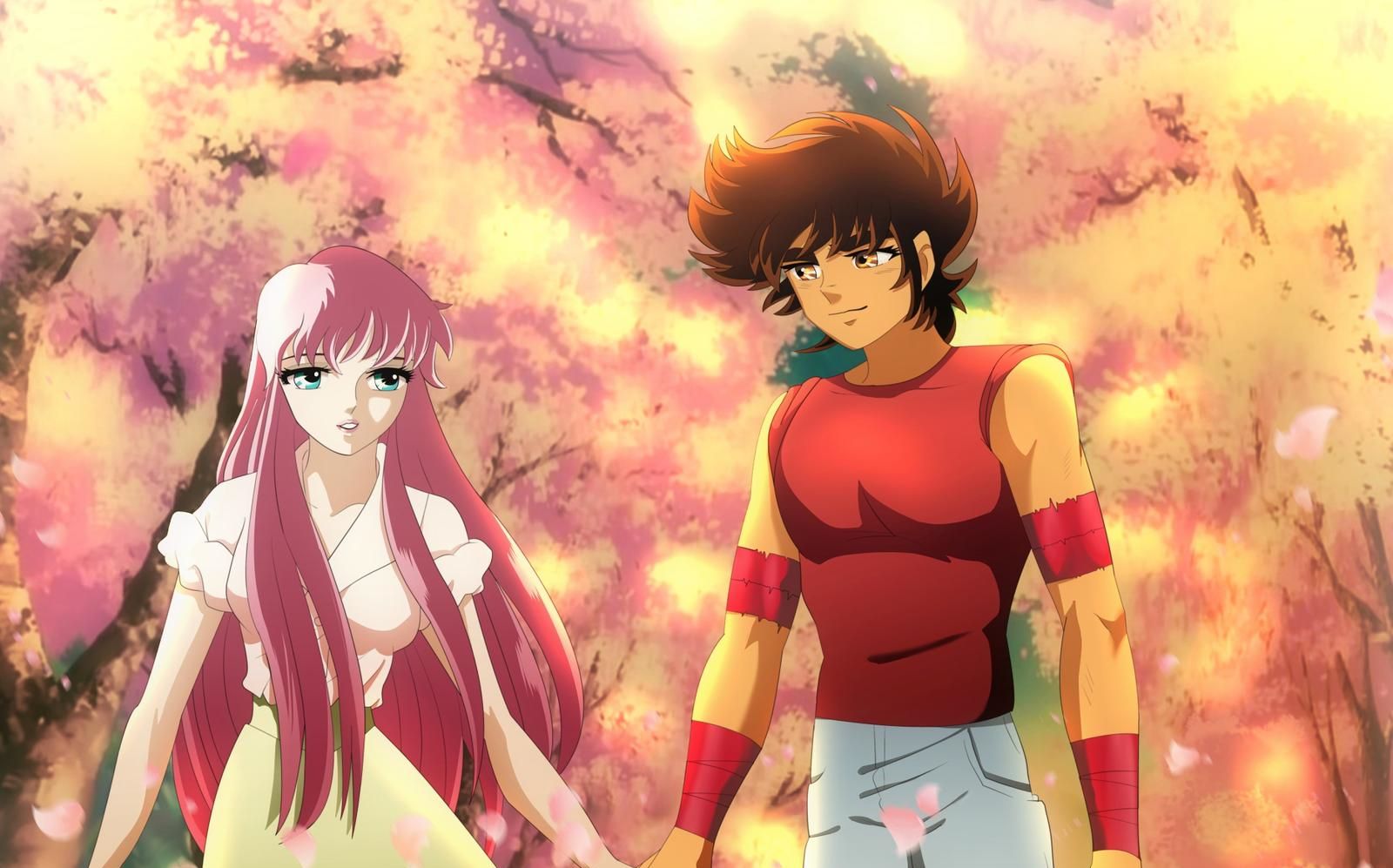 圣斗士星矢与女神纱织小姐的幸福婚姻生活