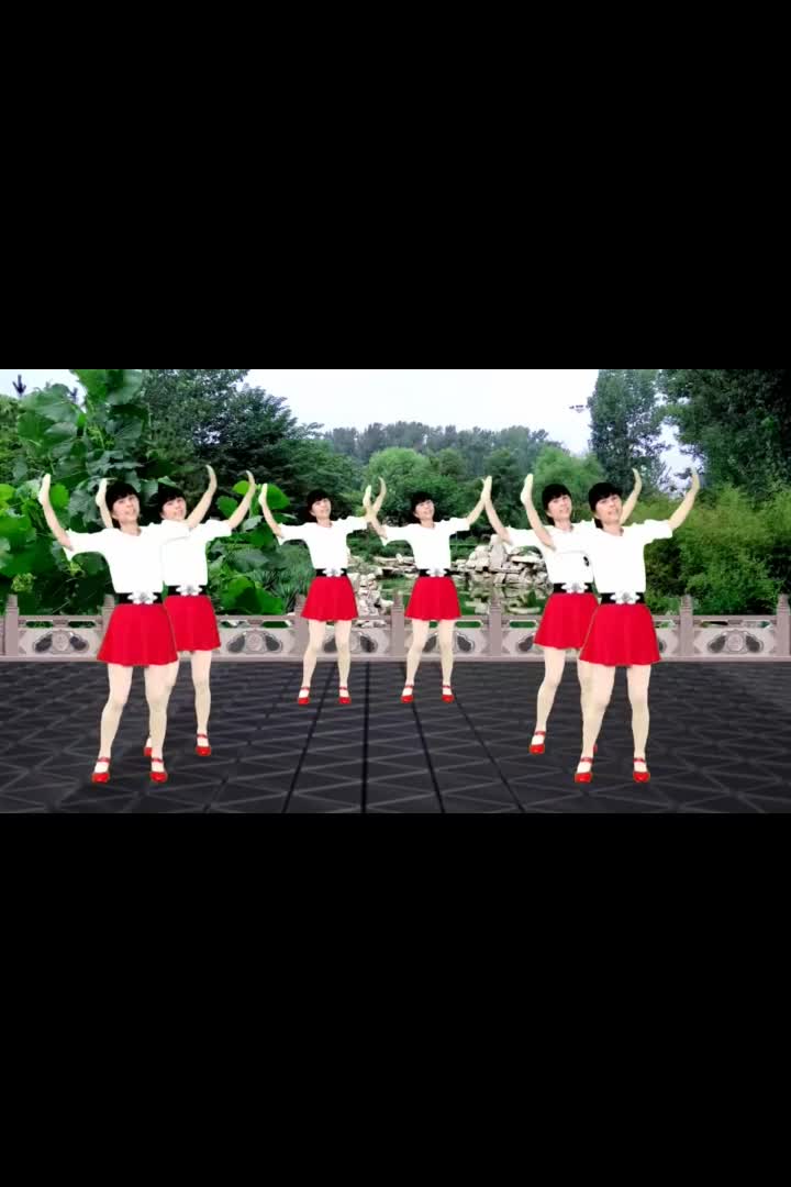 16步广场舞套马杆节奏欢快动时尚大气