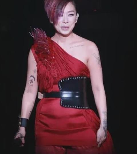 歌手林忆莲身材发福皱纹还那么多在她身上看到了大妈感