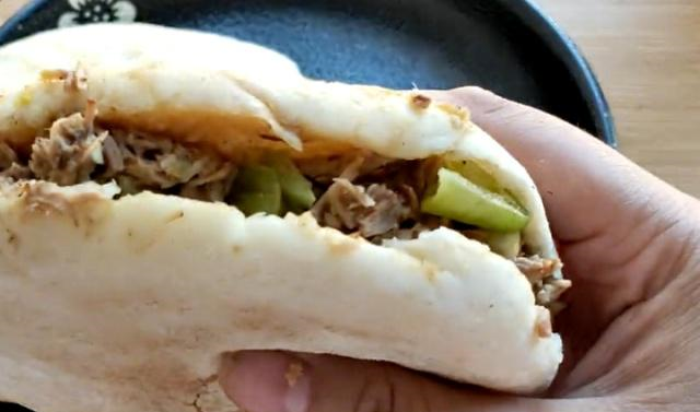 想吃肉夹馍不用出去买2斤面粉3斤猪肉简单一做好吃不油腻