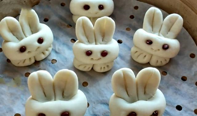 自从学会做卡通馒头儿子吃上瘾做法简单好看好吃又顶饱