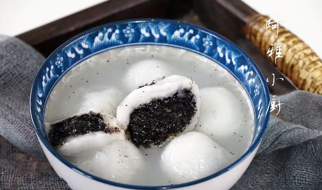 黑芝麻汤圆最快速做法软糯香甜做法简单零难度比买的好吃
