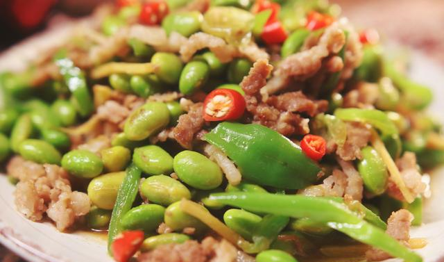 用我这个方法炒的毛豆肉丝专治各种没食欲挖上一口超下饭