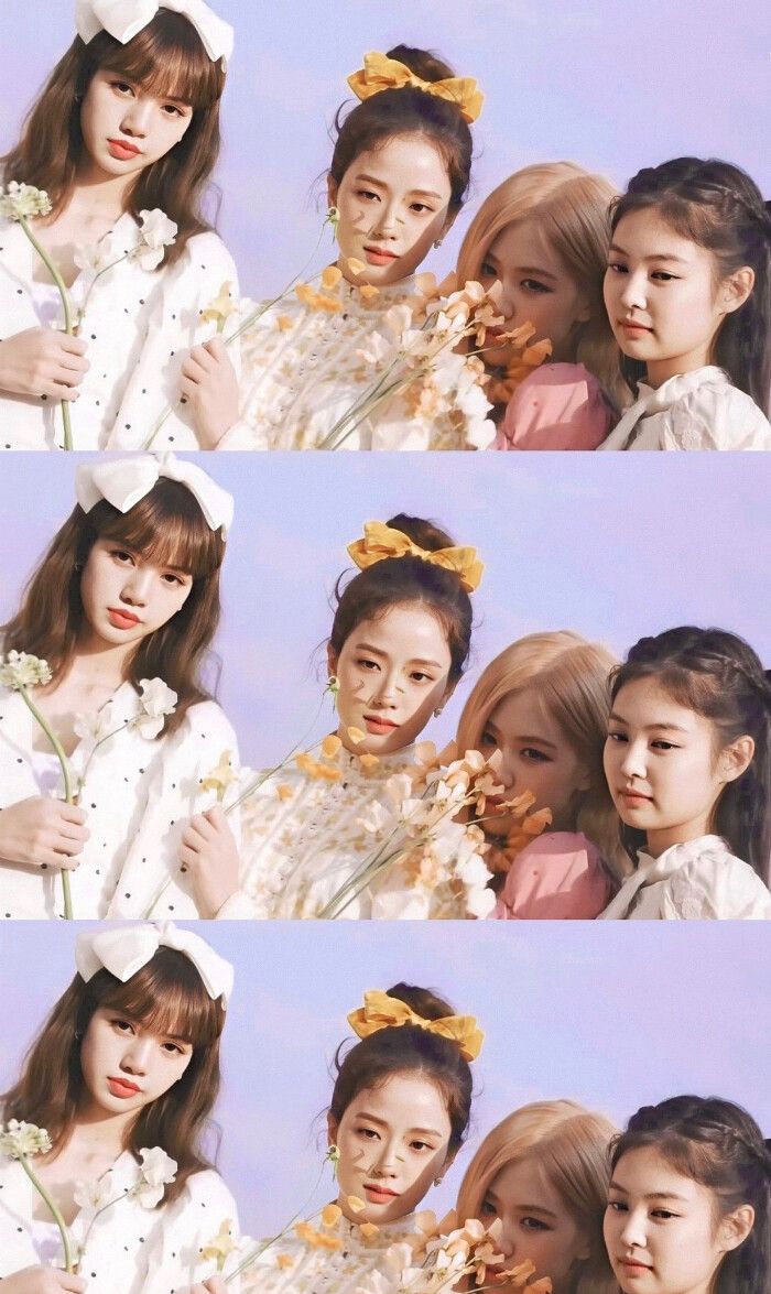 blackpink极稀有拼接壁纸!我保证你没有