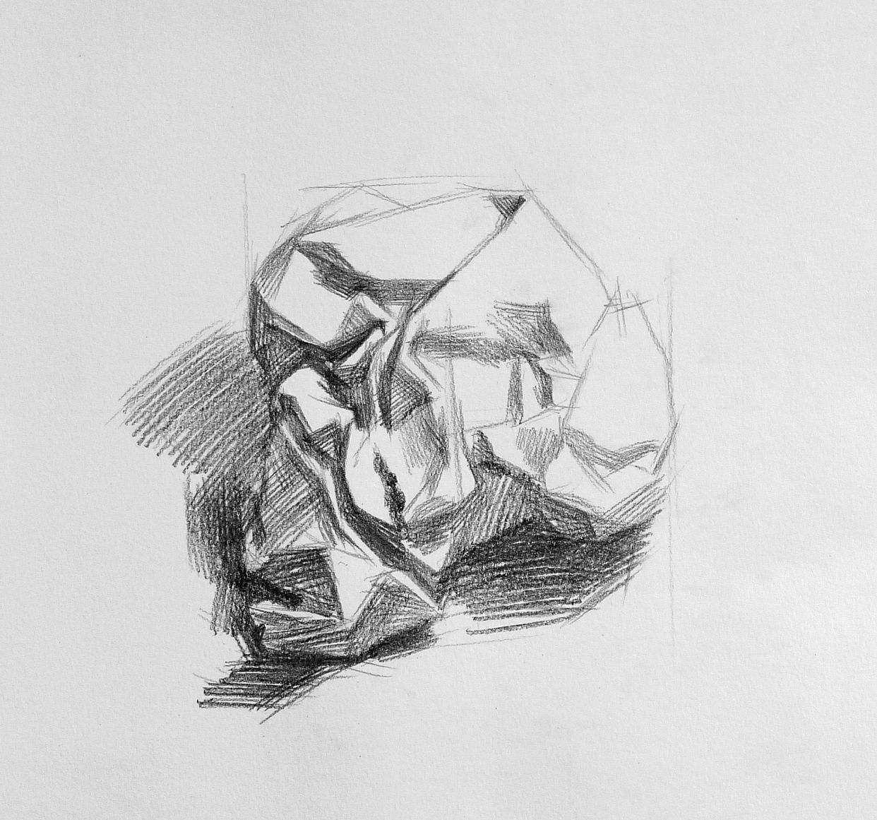 一团纸”的素描——怎样画？_新浪新闻