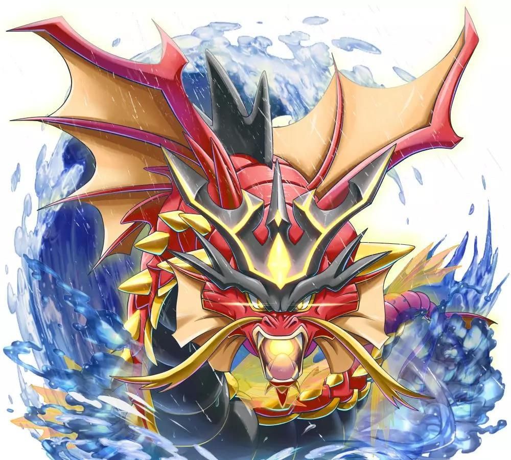 闪光暴鲤龙,恐怖的存在!宝可梦高清壁纸