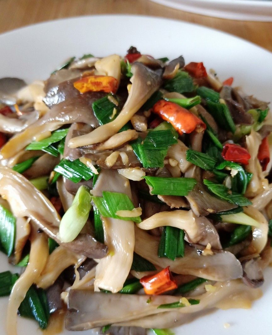 素炒平菇,简单易做还好吃_高清图集_新浪网