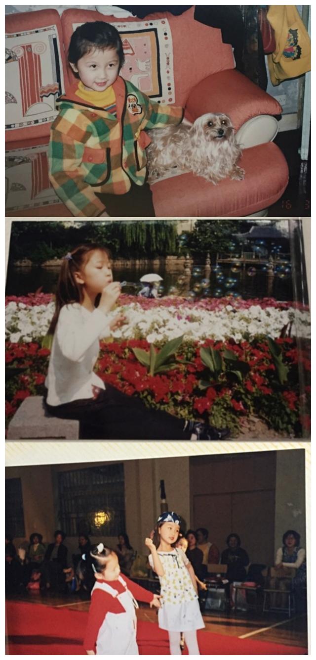 同时,也有许多粉丝晒出了虞书欣童年时的照片,从照片中可以看出她嘴角