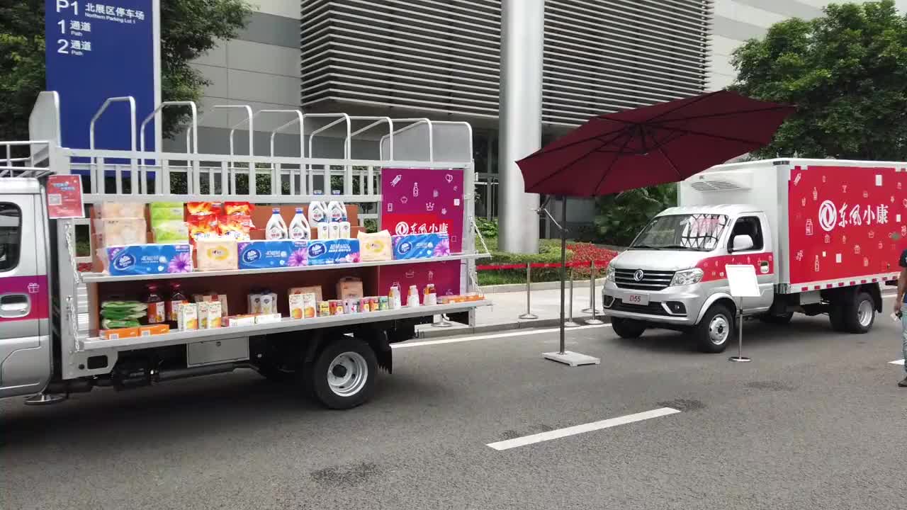 实拍东风小康摆摊神器,空间大还有纯电版,简直样样精通