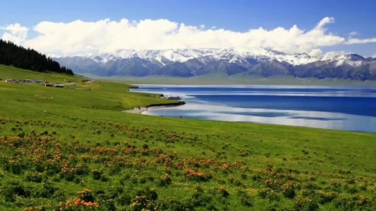 《天边的缘》湖面又惊起鸿雁 飞向那遥远的天边 令人陶醉了