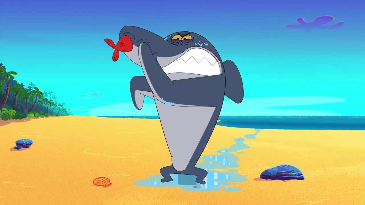 鲨鱼哥和美人鱼:玩偶太可爱,鲨鱼哥玩上瘾,好幼稚啊