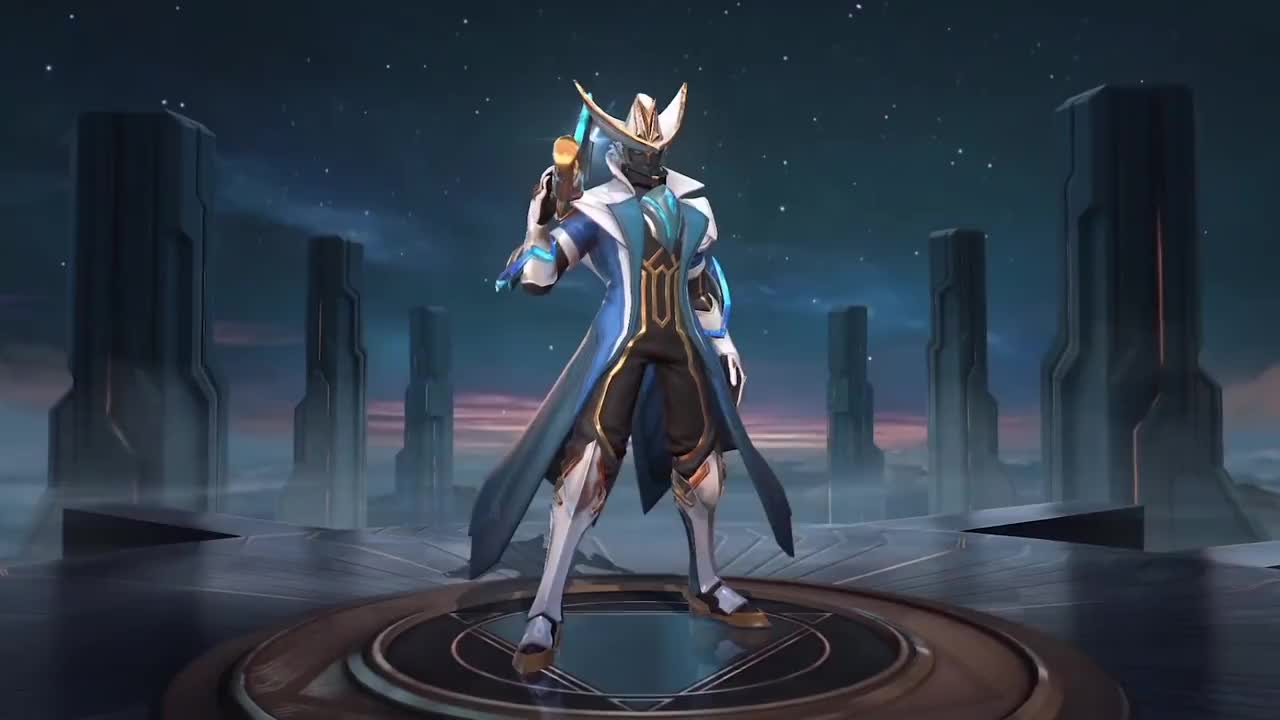 王者荣耀国际版狄仁杰新皮肤上线这种特效颜色你看喜欢吗