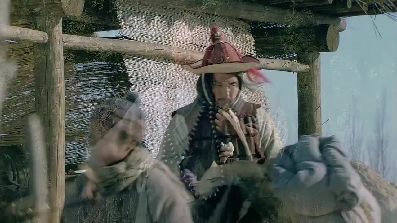 新水浒传林冲看守草料场住所露天生活艰苦做梦想念娘子