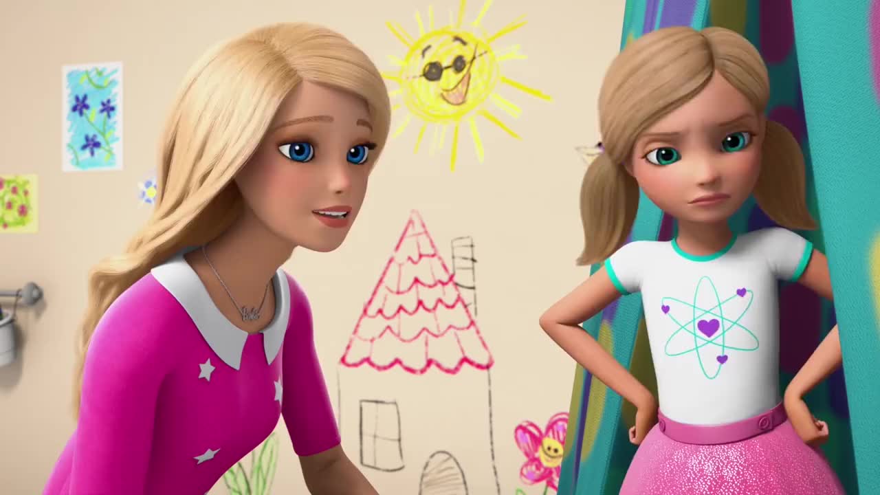 芭比小凯莉的思维真的十分跳跃芭比感到很无奈