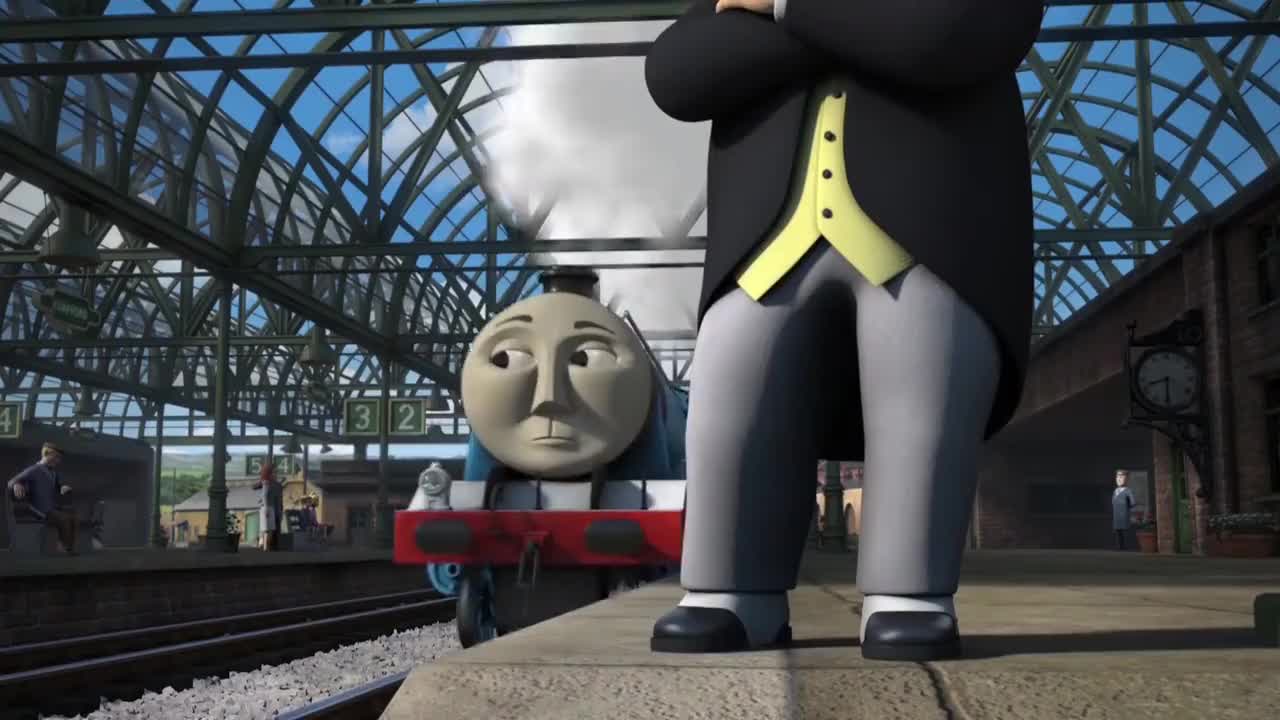 托马斯和他的朋友们特快车高登去拉货车箱这一点也不酷