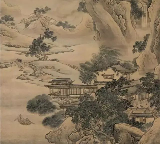 故宫收藏，清代画家袁江、袁耀山水作品欣赏