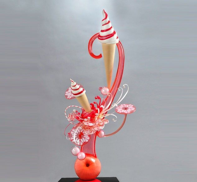 糖艺是厨师用美食做的就是我们生活种吃的糖