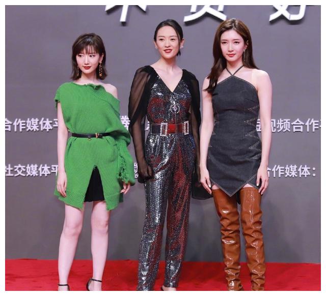 腾讯红毯女明星集体灾难,杨紫臃肿迪丽热巴脸僵,唐嫣气场太弱