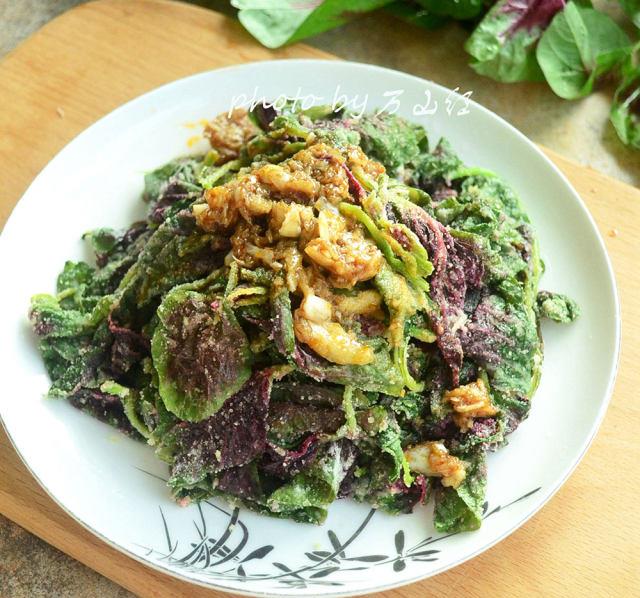 蒸苋菜蒸着吃连主食都省了